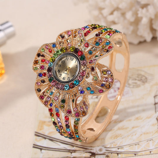 Wishes Personalized rhinestone bracelet watch